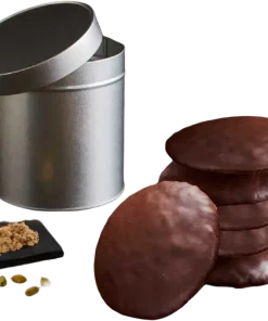 6 Original Elisen gingerbread with chocolate in a tin