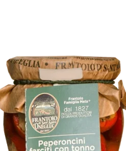 Frantoio Sant’Agata D’Oneglia Peperoncini Farciti con Tonno – Chilischoten mit Thunfisch 180g