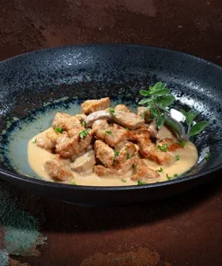 Züricher Kalbsgeschnetzeltes Sous Vide