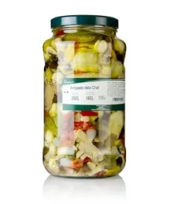 Eingelegte gemischte Antipasti – dello Chef, in Sonnenblumenöl, 2,9 kg