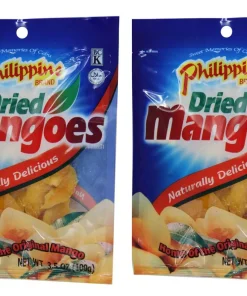 Doppelpack Philippine BRAND getrocknete Mangos (2x 100g) | Mango-Streifen | Dried Mangoes