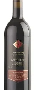 Wein Saale Unstrut Rotwein Portugieser 2017 halbtrocken Weinhaus Gaudig Deutscher Qualitätswein Burgwerbener Herzogsberg