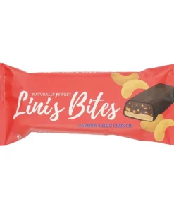 Cashew Choc Crunch Schokoriegel (Lini“s Bites)