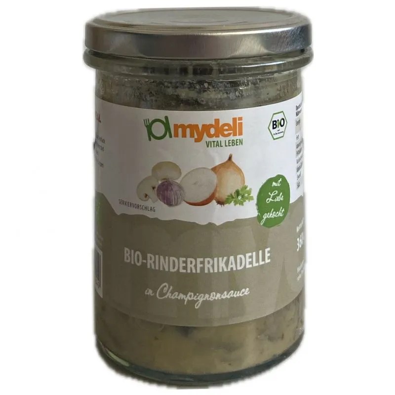 Rinderfrikadelle in Champignonsauce (MyDeli) – Bild 2