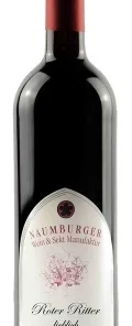 Wein Saale Unstrut Rotwein Cuvée Roter Ritter lieblich Naumburger Wein und Sekt Manufaktur Deutscher Qualitätswein