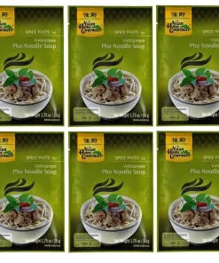 6er Pack – ASIAN HOME GOURMET Würzpaste für vietnamesische Rindfleisch-Nudelsuppe (6x 50g) | Pho Bo