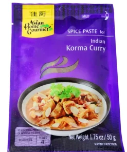 [ 50g ] ASIAN HOME GOURMET Würzpaste für indisches Korma Curry