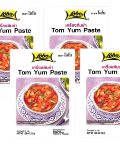 4er Pack LOBO Tom Yum Würzpaste (4x 30g) | Tom Yum Paste