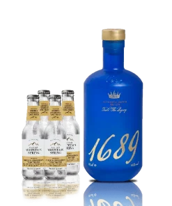 Gin & Tonic Set (1x 1689 Dutch Dry Gin + 4x Swiss Mountain Spring Classic Tonic Water)