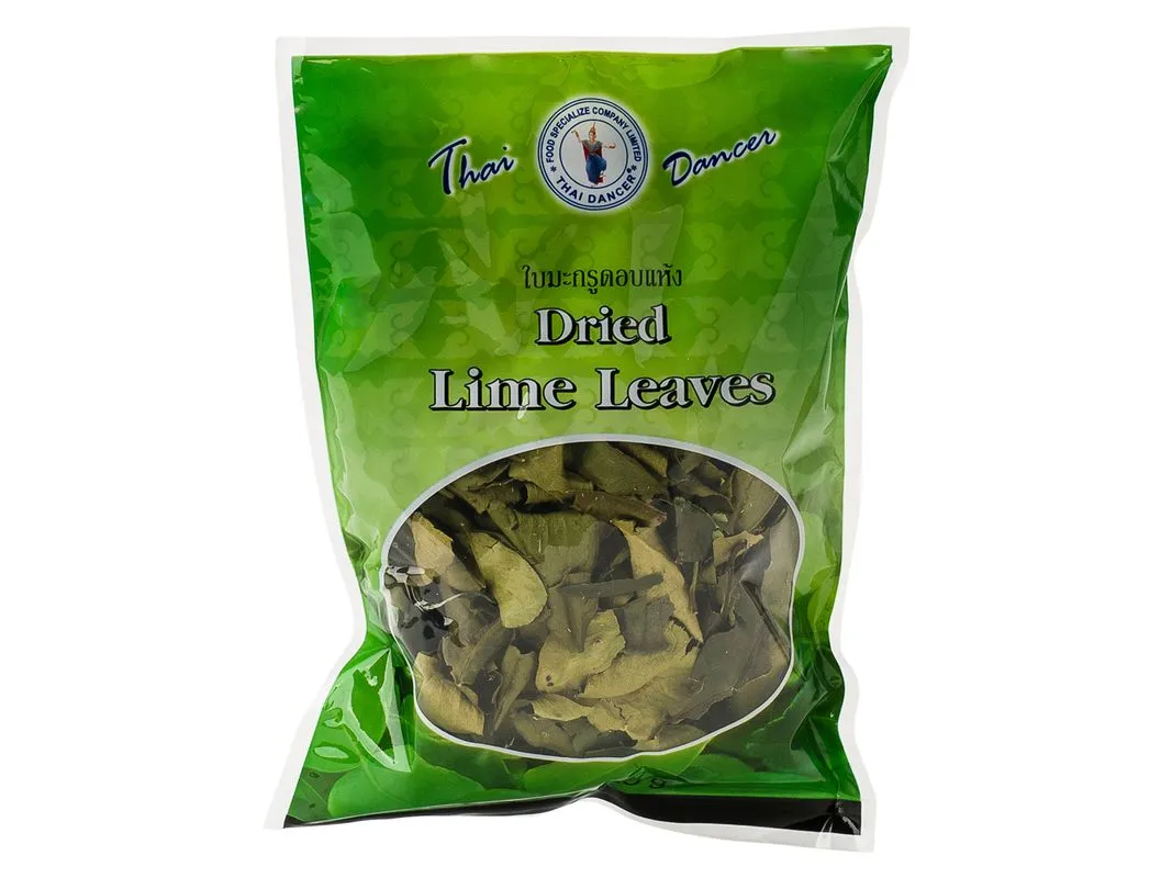 THAI DANCER Getrocknete Limettenblätter 25g | Kaffernlimettenblätter | Dried Kaffir lime leaves
