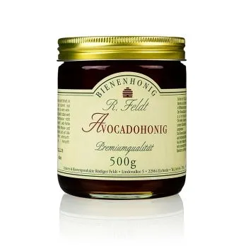 Avocado-Honig, Mexiko, dunkel, flüssig, leichtes Pflaumenaroma, 500 g – Bild 2