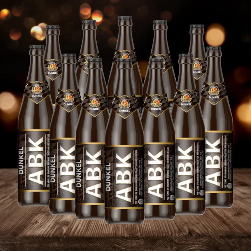 ABK Dunkel German Lager 500ml Bottles – 5.0% ABV (12 Pack)