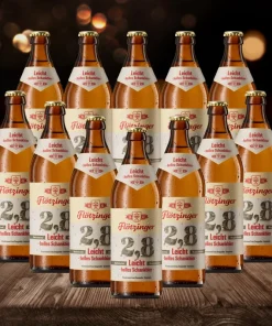 Flotzinger Leight Pils German Beer 500ml Bottles – 2.8% ABV (12 Pack)
