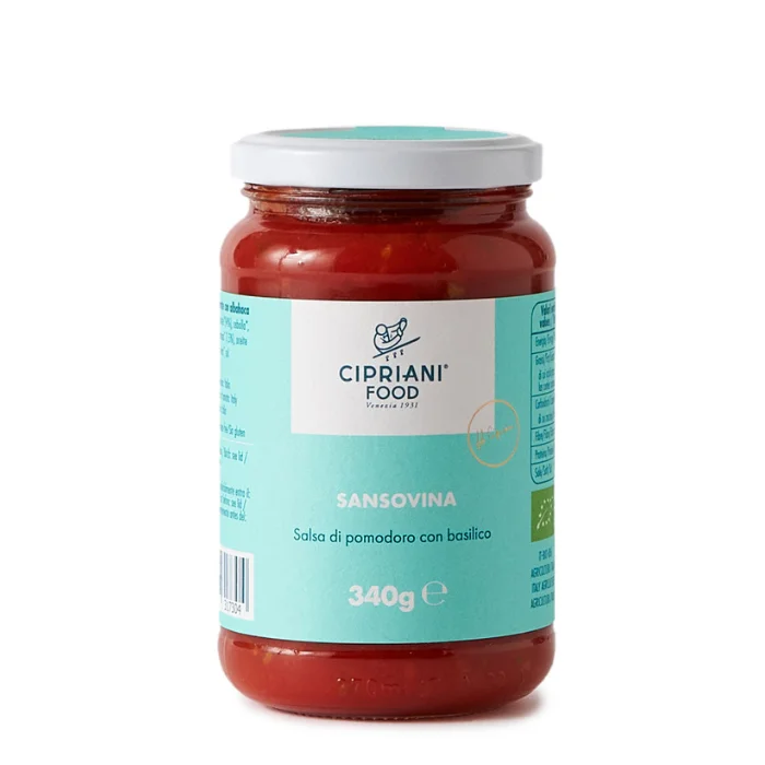 Bio Sansovina Tomatensauce mit Basilikum – Bild 2