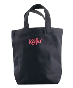 Käfer Baumwolltasche schwarz mit Schleife inkl. Verpackungspauschale