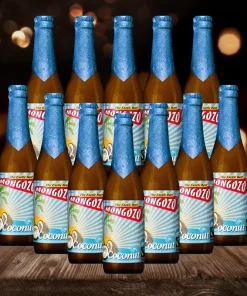 Mongozo Coconut Beer 330ml Bottles – 3.6% ABV (12 Pack)