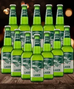 Moosehead Premium Canadian Lager 350ml Bottles – 5.0% ABV (12 Pack)