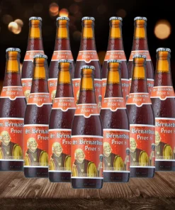 St. Bernardus Prior 8 Belgian Craft Beer 330ml Bottles – 8.0% ABV (12 Pack)