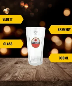 Vedett Extra Blonde 330ml Glass