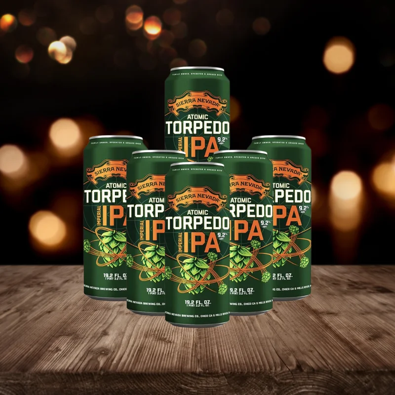 Sierra Nevada Atomic Torpedo Imperial American IPA 568ml Cans – 9.2% ABV (6 Pack) – Bild 2