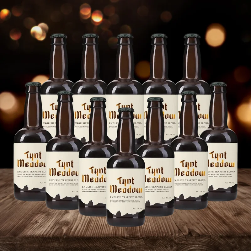 Tynt Meadow Blond British Trappist Beer 330ml Bottles – 5.0% ABV (12 Pack)