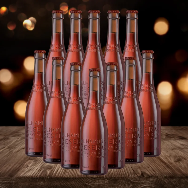 Alhambra Reserva Roja Spanish Bock Beer 330ml Bottles – 7.2% ABV (12 Pack) – Bild 2
