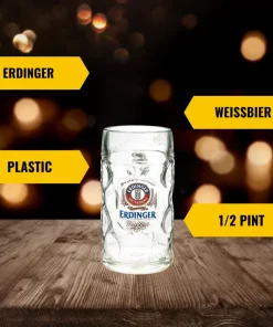 Erdinger Plastic Half Pint Stein