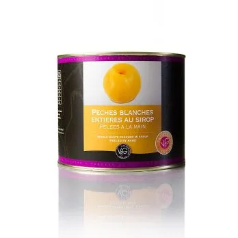 Französische weiße Pfirsiche, ganz, Vergers Gascogne, 2,125 kg