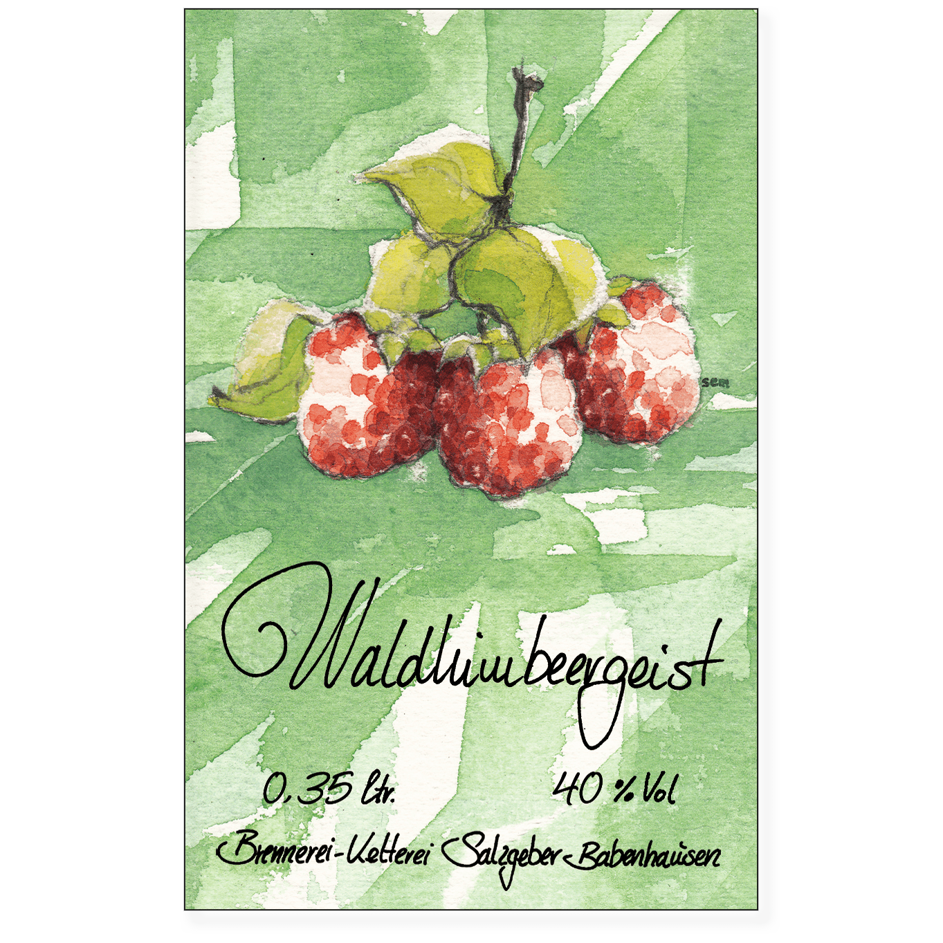 Waldhimbeergeist 40 % vol – Bild 2