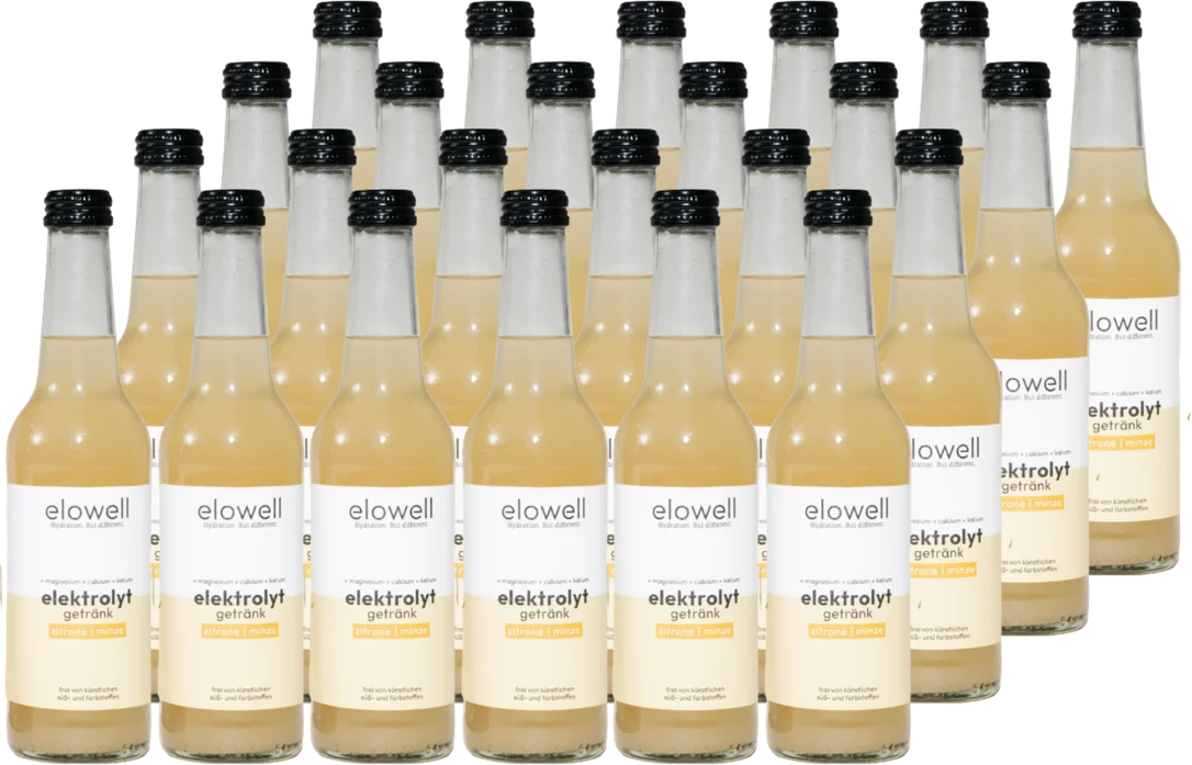 24x elowell Zitrone | Minze – Elektrolytgetränk – Bild 2