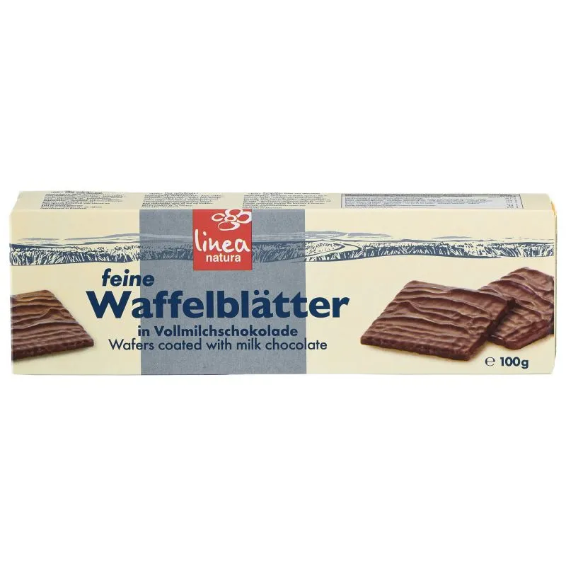 Feine Waffelblätter, Vollmilch (Linea)