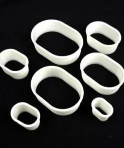deBUYER Ausstecher, oval, Kunststoff, ø 3,2/4,5/5,8/7,0/8,5/9,5/11cm, 7 tlg.