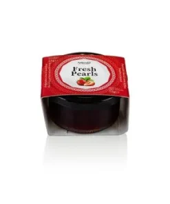 Fruchtkaviar „Erdbeere“, Perlgrösse 5mm, Sphären, Cocktail Pearls, 55 g