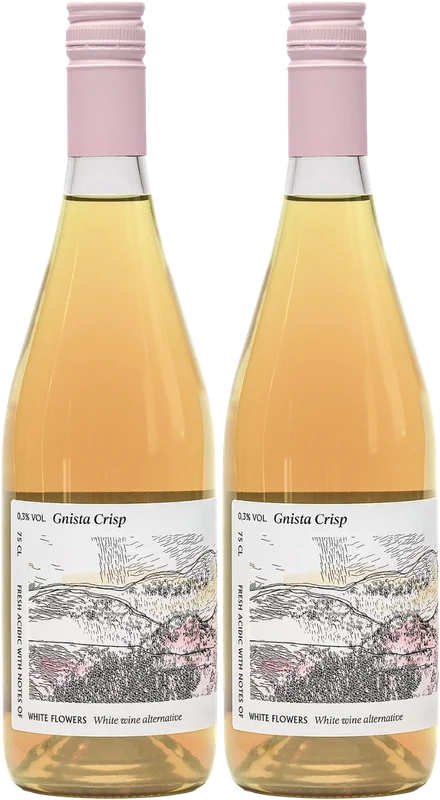 2x GNISTA Blonde Crisp – alkoholfreie Weißwein-Alternative
