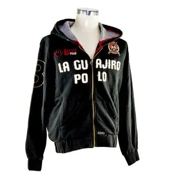 EDITION BOS FOOD Kapuzenjacke La Guajiro, schwarz/rot, Herren Gr. M, 1 St – Bild 2