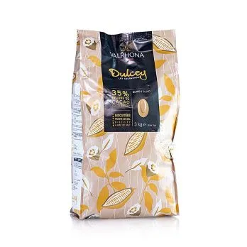 Valrhona Dulcey, blonde Couverture, Callets, 35% Kakao, 3 kg – Bild 2
