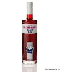 Vintage Sloeberry Blue Gin, Schlehen Likör mit Gin, 28% vol., Reisetbauer, 700 ml