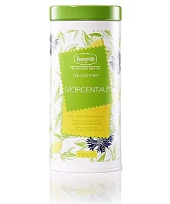 Ronnefeldt Tea Couture aromatisierter Grüntee, Morgentau – Mango-Zitrus Geschmack, 100 g