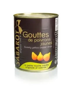 Paprikatropfen, gelb, Sweety Drops, „Gouttes de Poivron“, 793 g