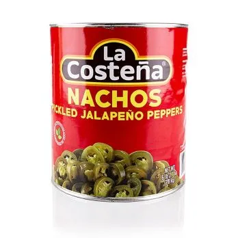 Chili Schoten – Jalapenos, geschnitten (La Costena), 2,8 kg