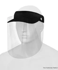 Activity Cap mit abnehmbarem Visierschild, größenverstellbar, schwarz, 1 St
