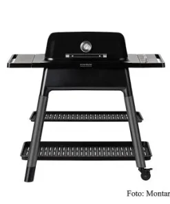 Gasgrill FORCE 2021, 2 Brenner, black, everdure montargo / Heston Blumenthal, 1 St