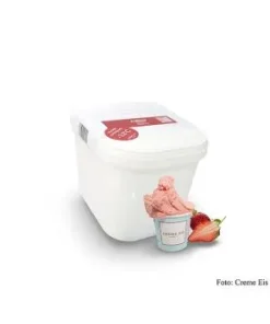 Creme Eis – Erdbeer Sorbet, vegan, TK, 2,5 l