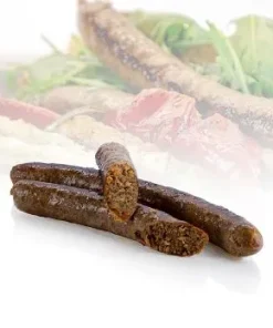 Merguez von Weiderind & Moorschnucke, Grillbratwurst, roh, Kalieber, TK, 300 g, 6 x 50g