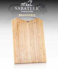 Schneidebrett, aus Bambus mit Saftrille, Sabatier International, 1 St
