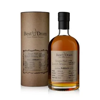Single Malt Whisky Ardmore 14 J. Best Dram Palo Cortado, 58,9 % vol., Highland, 700 ml – Bild 2