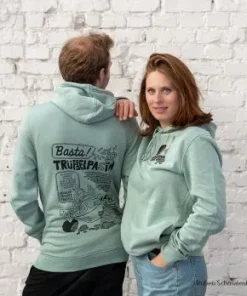 BOS FOOD Hoodie „Trüffel“, Farbe Salbei, Größe L, 1 St