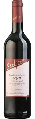 Wein Saale Unstrut Rotwein Regent 2014 trocken Weingut Seeliger Deutscher Qualitätswein Naumburger Göttersitz Barrique – Bild 2