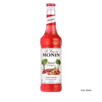 Monin Rhubarb (Rhabarber) Sirup 1:8, 700 ml – Bild 2