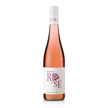 2024er „Philipps Rose“ QW, trocken, 11,5 % vol., Philipp Kuhn, vegan, 750 ml – Bild 2